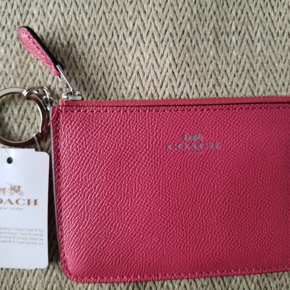 New Womens "Coach" Key Ring Case - Picture 1 of 3